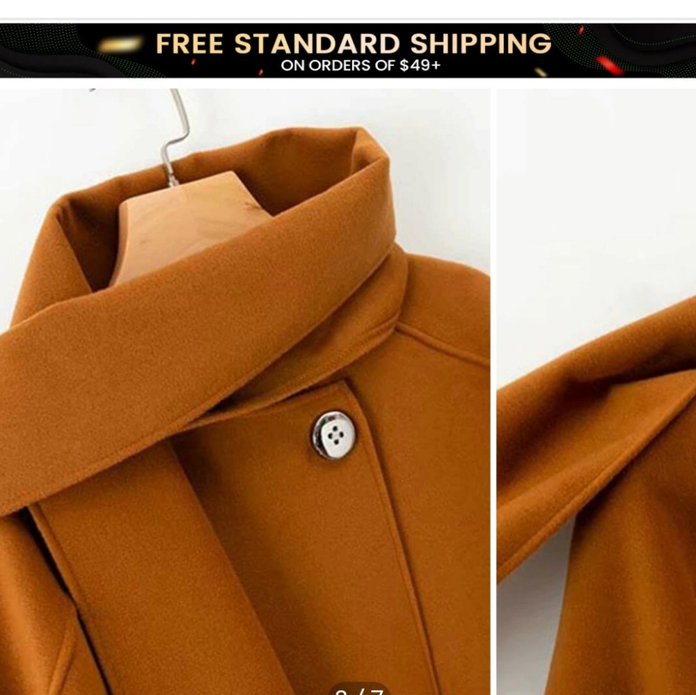 Drop shoulder Cape